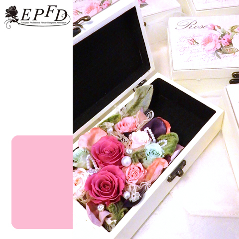 プリザーブドフラワー　アクセサリーボックス