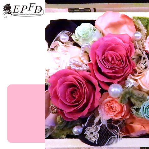 プリザーブドフラワー　アクセサリーボックス