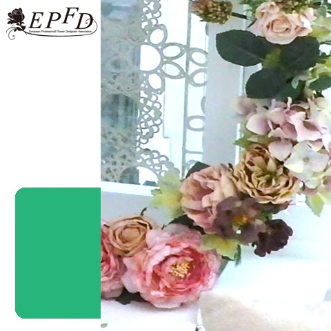 アーティフィシャルフラワー　壁掛けリース