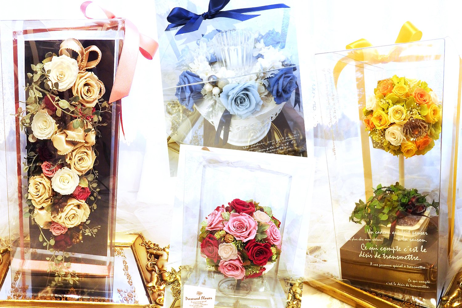 プリザーブドフラワーのディプロマコース