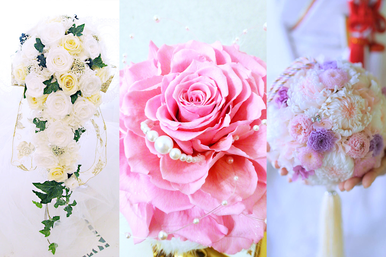 「プリザーブドフラワー」制作イメージ